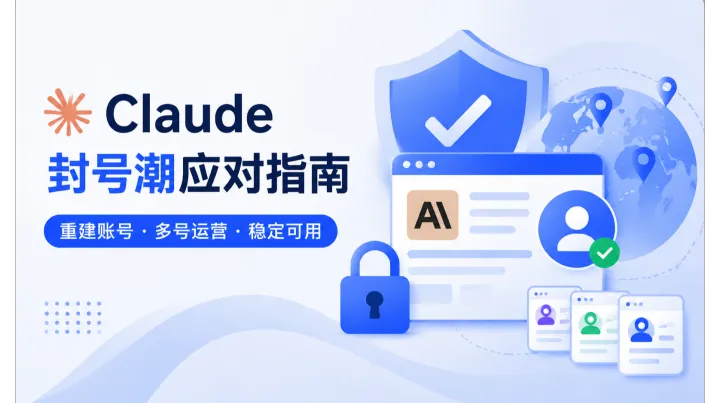 Claude 账号被封申诉难、重注册被秒封？这份安稳使用方案请收好