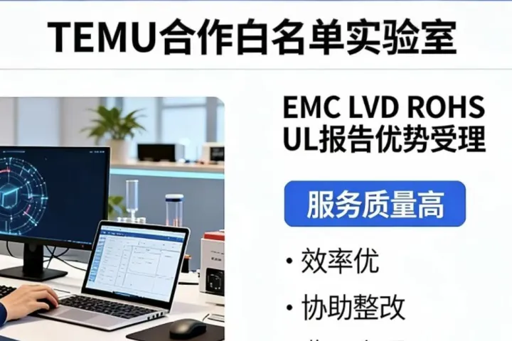 TEMU 平台白名单机构｜中鉴检测官方接单公告