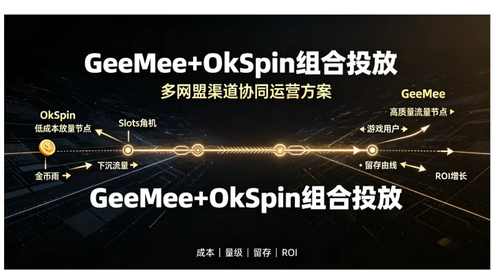 GeeMee+OkSpin 组合投放，多网盟渠道协同运营方案