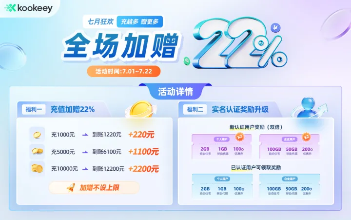 Kookeey代理IP服务丨HTTPS/SOCKS5支持·全球IP资源·专属折扣