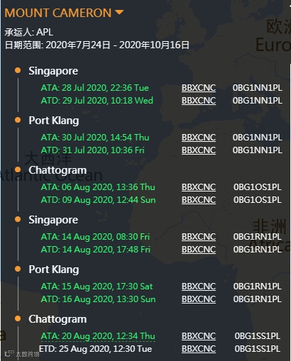 事故丨APL集装箱船撞倒塌码头岸吊,事发吉大港
