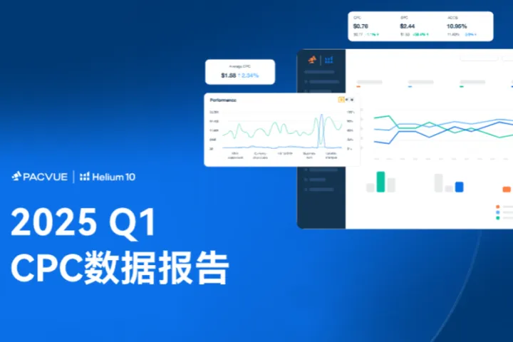 泊客电商Pacvue2025Q1亚马逊沃尔玛全球电商CPC数据报告34页