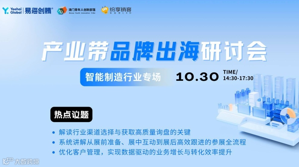 产业带品牌出海研讨会·智能制造专场