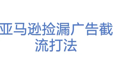亚马逊捡漏广告截流打法