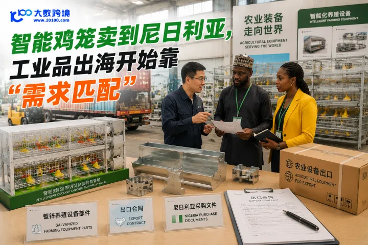 智能鸡笼卖到尼日利亚，工业品出海开始靠“需求匹配”