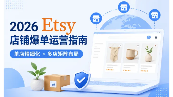 2026 Etsy 店铺爆单运营全指南：从单店精细化到多店矩阵布局