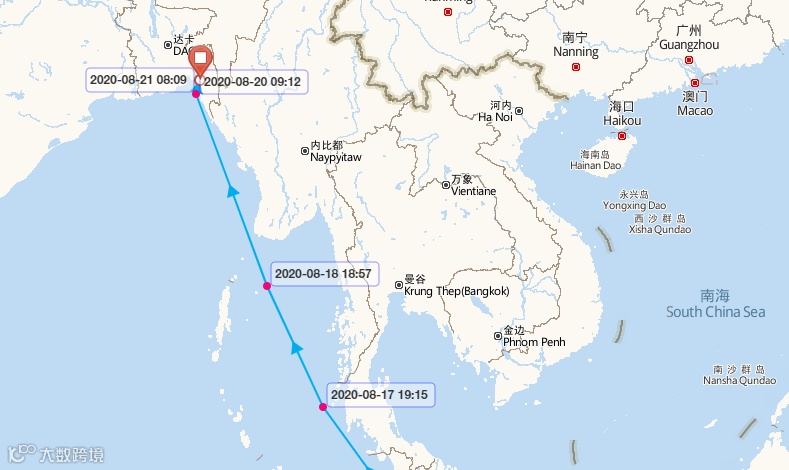 事故丨APL集装箱船撞倒塌码头岸吊,事发吉大港