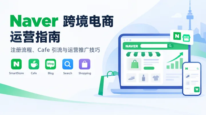 Naver 跨境电商运营指南：注册流程、Cafe 引流与运营推广技巧