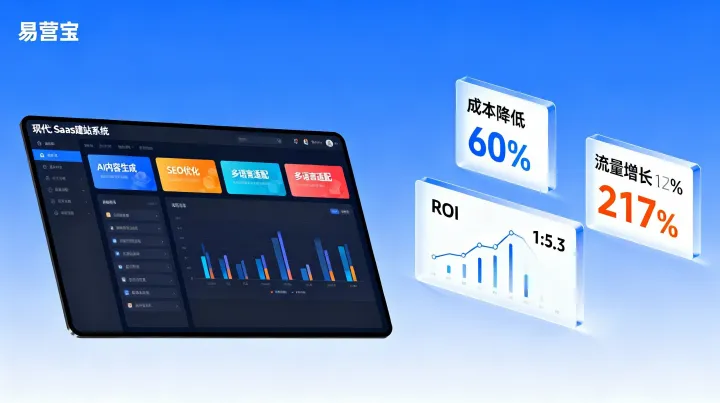 SaaS建站系统成本高吗？易营宝一年投入产出比实算