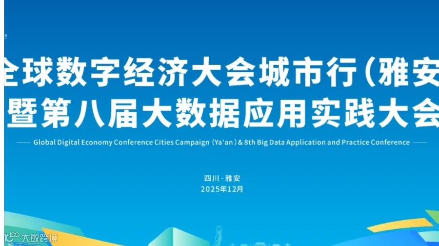 全球数字经济大会城市行（雅安）暨第八届大数据应用实践大会