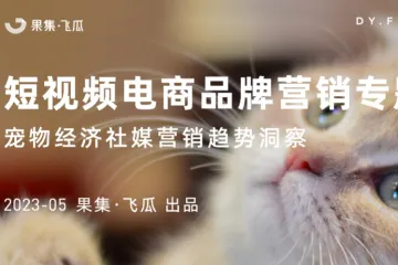 飞瓜2023短视频电商品牌营销专题-宠物经济社媒营销趋势洞察报告28页