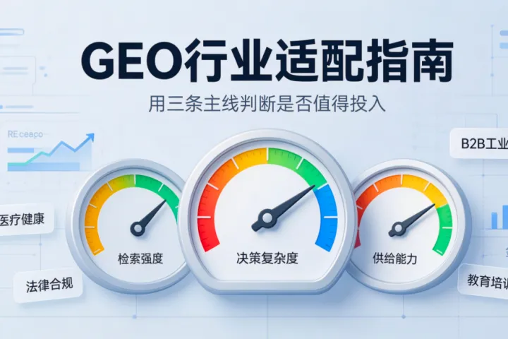 哪些行业该做Geo优化，哪些不该？