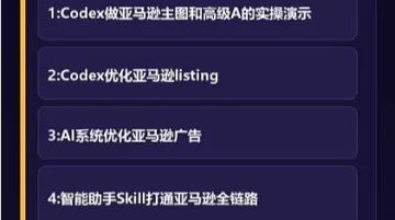 Codex和AI系统在亚马逊上的实操应用-河南郑州