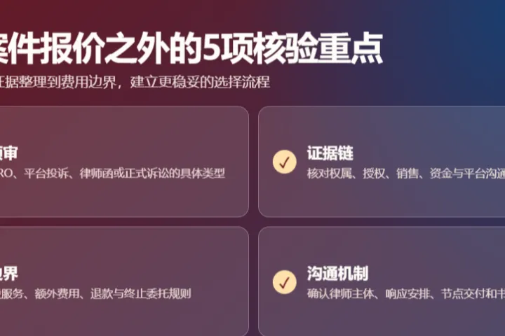 TRO 案件只看律师报价潜藏的几大实务隐患