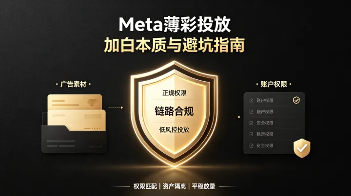 读懂薄彩加白，避开Meta投放90%风控坑