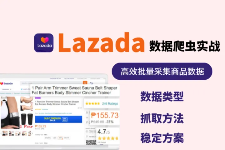 2026 Lazada商品数据爬虫实战：高效批量采集商品数据