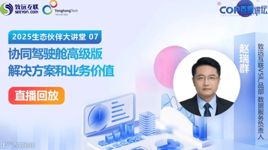 【直播回放】协同驾驶舱高级版解决方案和业务价值