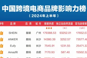 中国跨境电商品牌影响力百强榜