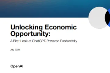OpenAI：2025释放经济机遇ChatGPT赋能生产力初探研究报告英文版