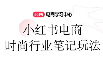 小红书：2025小红书电商时尚行业笔记玩法（15页）