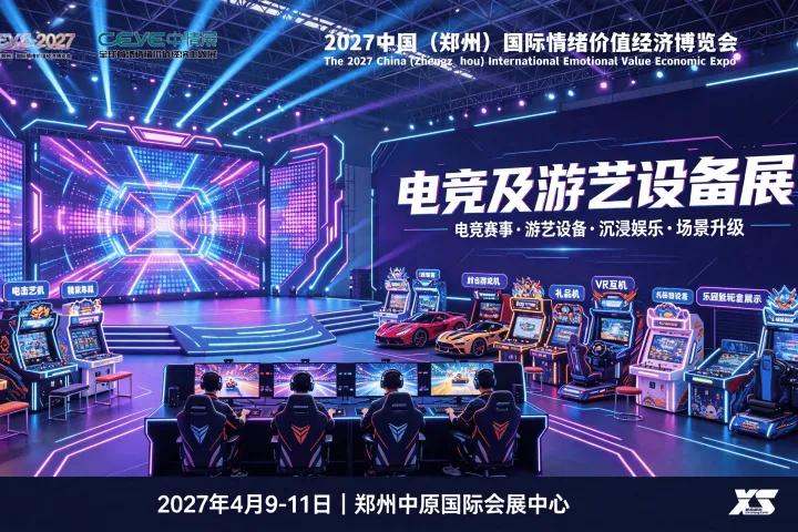 2027中国（郑州）国际电竞装备与游艺设备展览会，4月举办