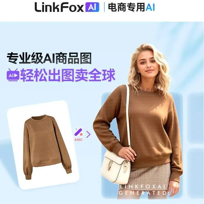 LinkFox AI丨AI商品图生成、跨境电商专用