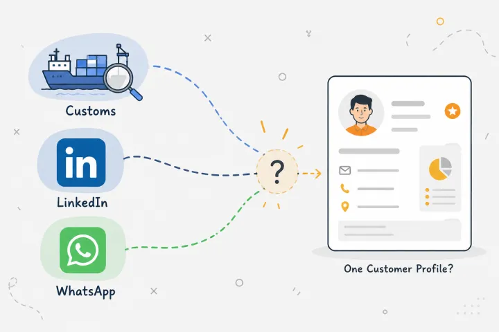 海关数据、LinkedIn、WhatsApp 线索怎么统一管理？选外贸获客工具看这 3 个标准