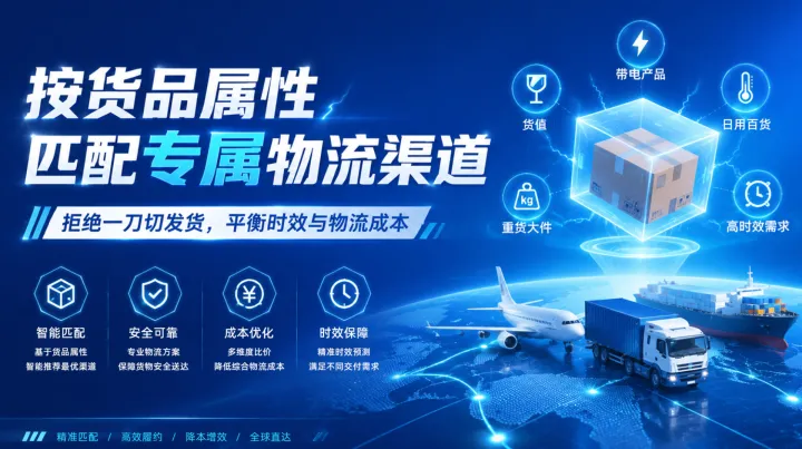 优品跨境物流｜不同品类货物适配的海陆空铁物流选择
