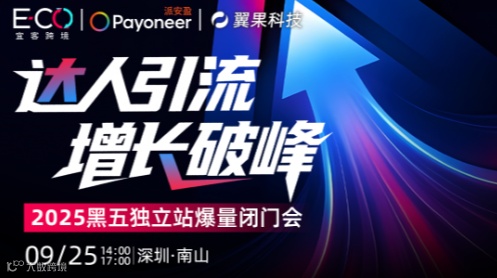 达人引流，增长破峰——2025黑五独立站爆量闭门会