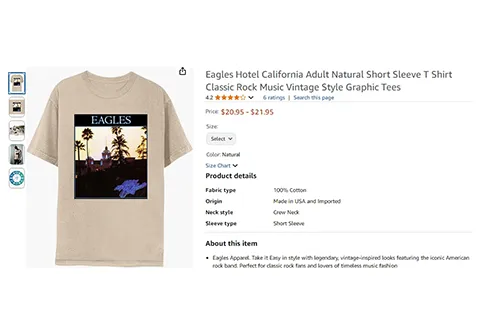 25-cv-01527，Eagles 老鹰乐队新案不断，TRO冻结之箭呼之欲出