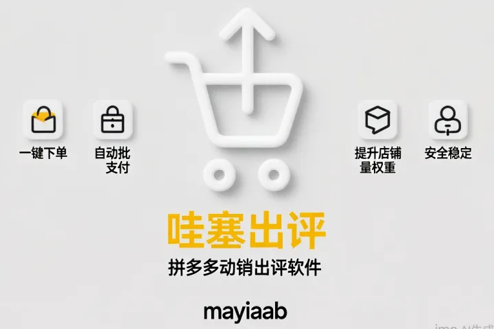 拼多多动销出评软件-哇塞出评-一键下单-自动批量支付-提升店铺权重