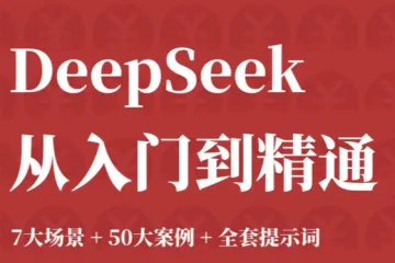 觉醒学院AI流量坊：2025年DeepSeek7大场景50大案例全套提示词从入门到精通干货