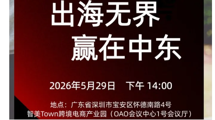出海无界 赢在中东