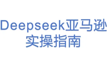 Deepseek亚马逊实操指南