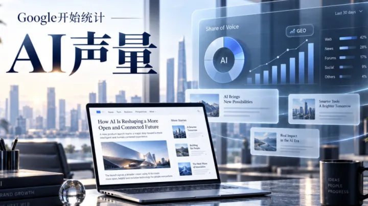 Google开始统计AI声量，出海品牌要重新看懂GEO了