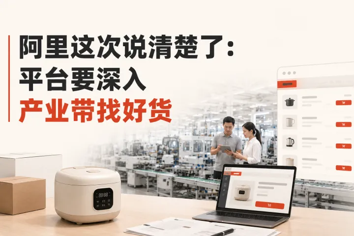 阿里这次说清楚了：平台要深入产业带找好货
