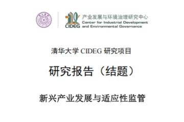 清华大学：新兴产业发展与适应性监管