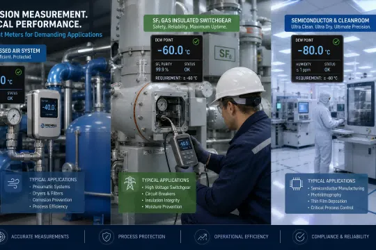 露点仪测量范围解析：-80℃、-60℃、-40℃场景应用与选型策略