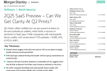 摩根士丹利：北美互联网行业研究大而美法案或显著提升