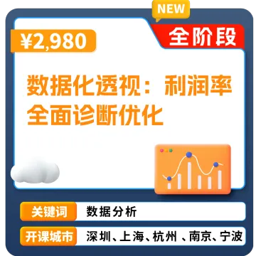 亚马逊官方课堂—数据化透视:利润率全面诊断优化