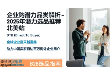 亚马逊全球开店：企业购潜力品类解析-2025年潜力选品推荐-北美站