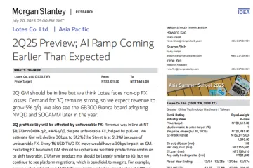 摩根士丹利：嘉泽端子3533.TW-台股公司研究AI需求提前放量目标价上调至1615元新台币