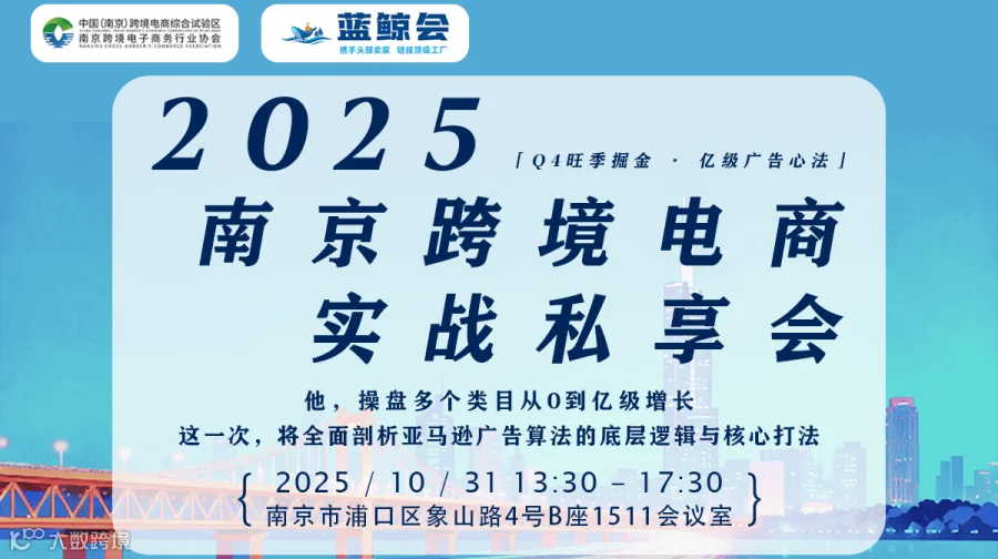 揭秘亿级广告心法与平台新机遇 ：2025南京跨境电商实战私享会