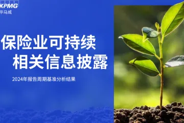 毕马威：保险业可持续相关信息披露2024年报告周期基准分析结果报告