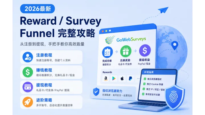 2026 最新 GoWebSurveys 问卷调查平台全攻略