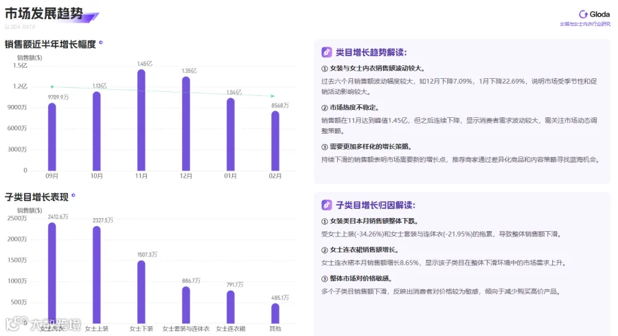 TikTok女装与女士内衣市场:销量下滑背后的机遇与挑战
