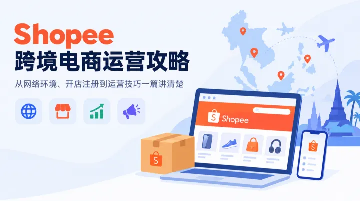 Shopee跨境电商运营攻略：从网络环境、开店注册到运营技巧一篇讲清楚