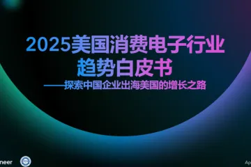 派安盈：2025美国消费电子行业趋势白皮书探索中国企业出海美国的增长之路