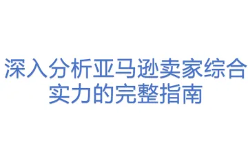 深入分析亚马逊卖家综合实力的完整指南 