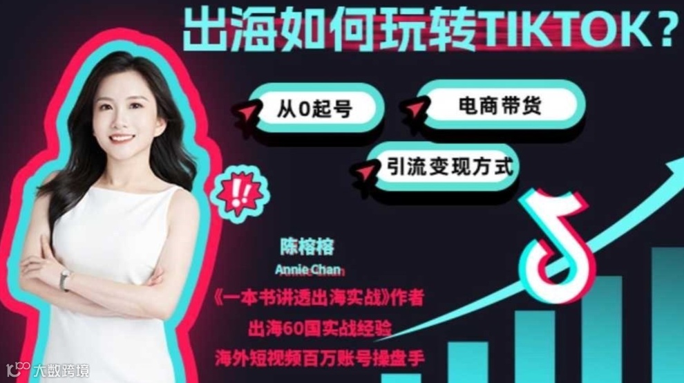 出海如何玩转TikTok？出海60国营销实战专家陈榕榕在线直播分享